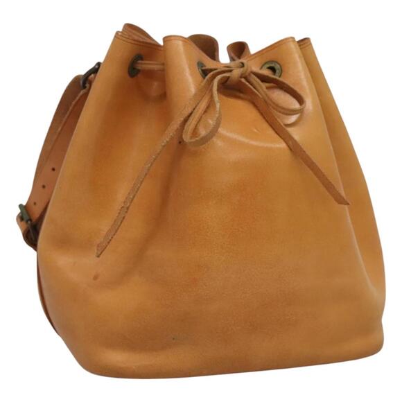 LOUIS VUITTON Nomad Leather Petit Noe Shoulder Bag Beige M85003 - Picture 1 of 16